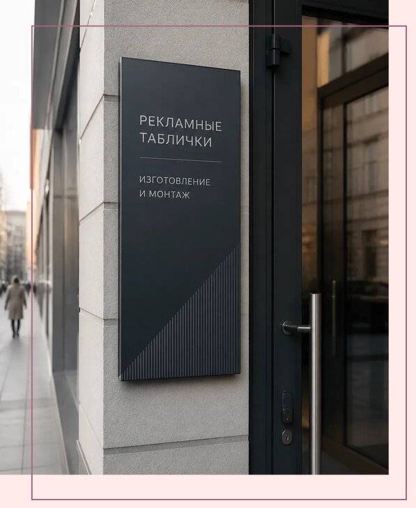 Рекламные таблички в Новокузнецке по цене от 4623 р. | Аванза-Нвк