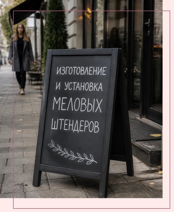 Меловые штендеры в Новокузнецке по цене от 6678 р. | Аванза-Нвк